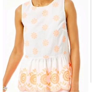 NWT Lilly Pulitzer Liliana Top (Cantaloupe)